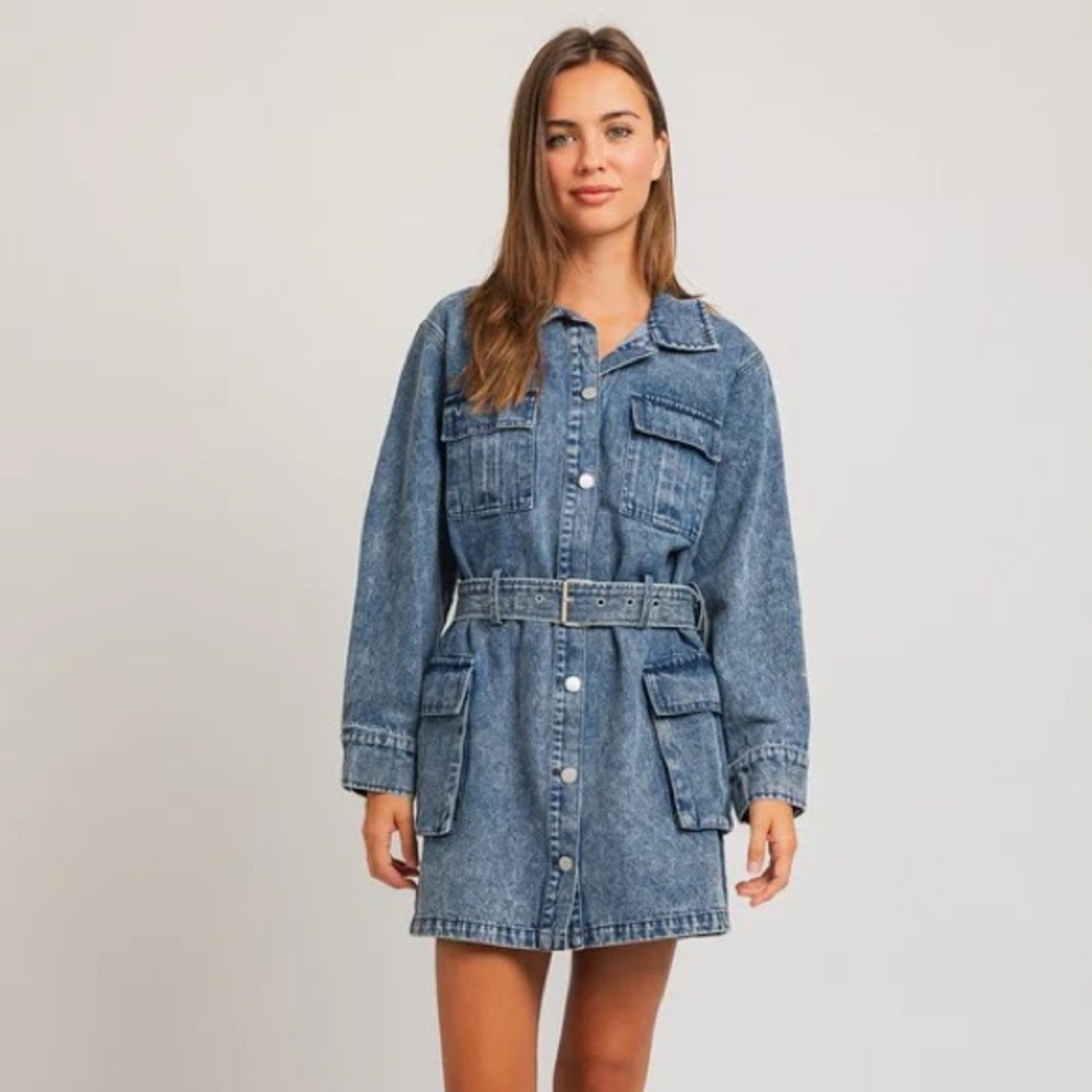denim dress
